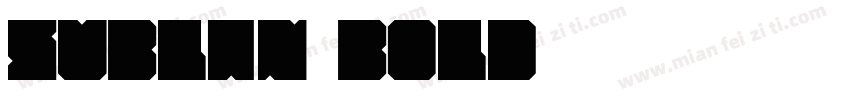 SubLan Bold字体转换